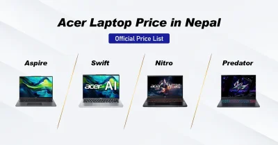 Acer laptops price in Nepal 2025
