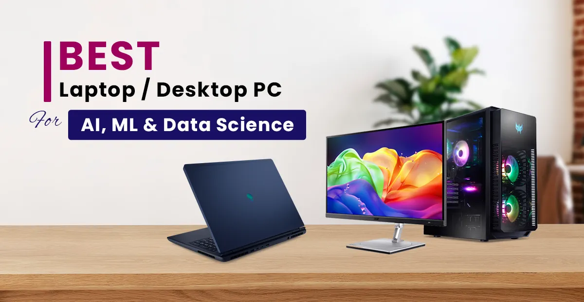 Best laptops for AI, Machine Learning, and Data Science