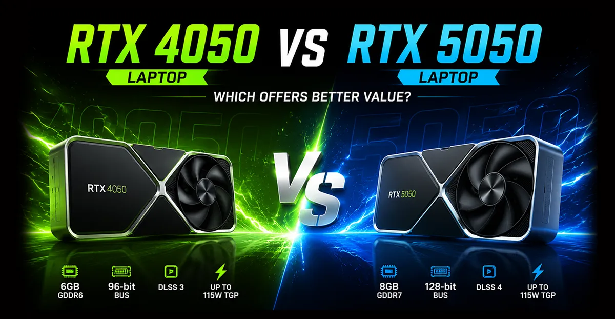 RTX 4050 vs RTX 5050 laptop